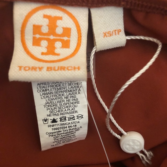 Tory Burch Palma Front Knot Keyhole Swimsuit - Picture 3 of 3